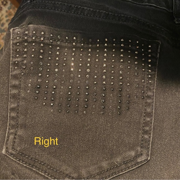 Jones New York Faded Black Jeans Sz 14 Lexington - Picture 8 of 9